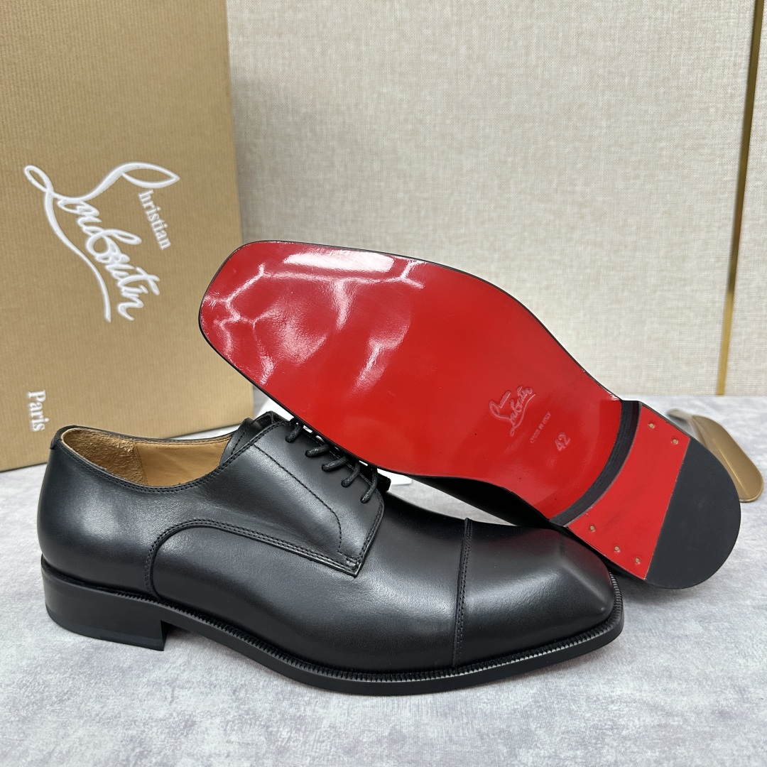 💋💍 CL 新品正装鞋皮鞋  Christia*  Loubouti*  红底鞋  最新推出此款牛津鞋 