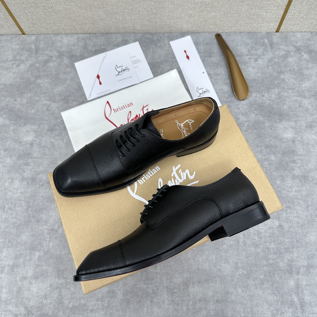 💋💍 CL 新品正装鞋皮鞋  Christia*  Loubouti*  红底鞋  最新推出此款牛津鞋 