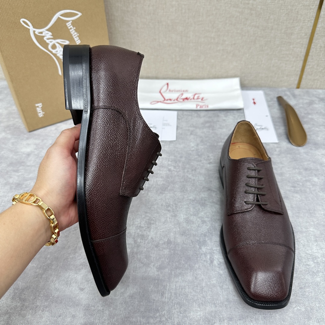 💋💍 CL 新品正装鞋皮鞋  Christia*  Loubouti*  红底鞋  最新推出此款牛津鞋 