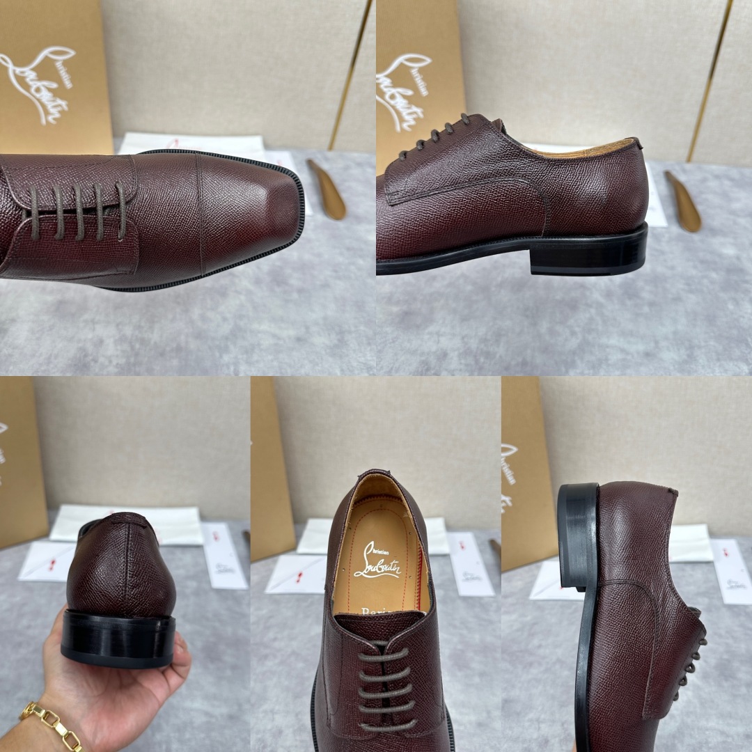 💋💍 CL 新品正装鞋皮鞋  Christia*  Loubouti*  红底鞋  最新推出此款牛津鞋 