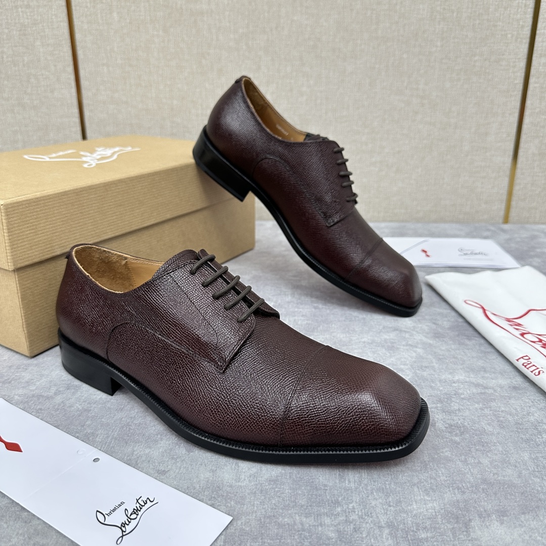 💋💍 CL 新品正装鞋皮鞋  Christia*  Loubouti*  红底鞋  最新推出此款牛津鞋 