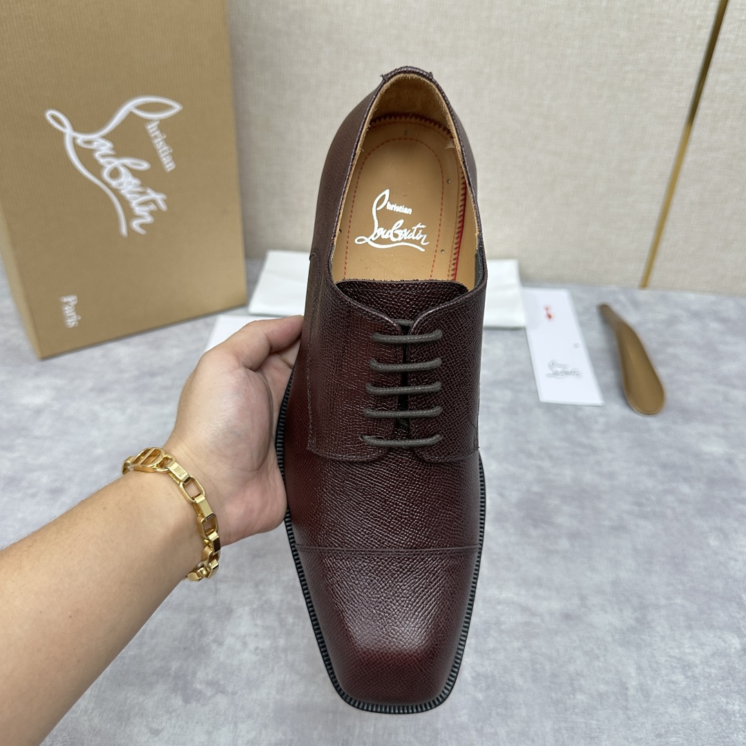 💋💍 CL 新品正装鞋皮鞋  Christia*  Loubouti*  红底鞋  最新推出此款牛津鞋 