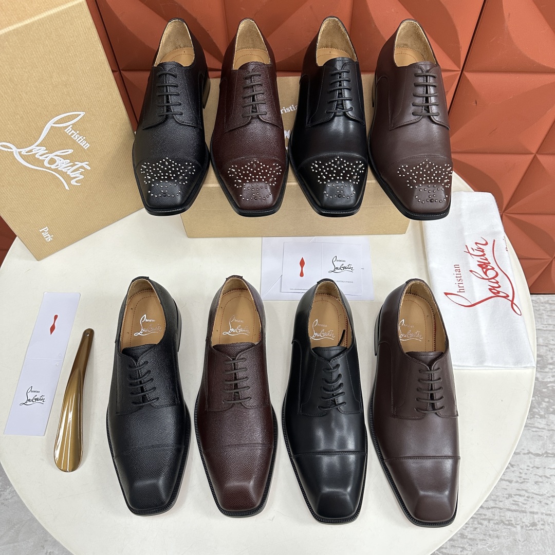 💋💍 CL 新品正装鞋皮鞋  Christia*  Loubouti*  红底鞋  最新推出此款牛津鞋 