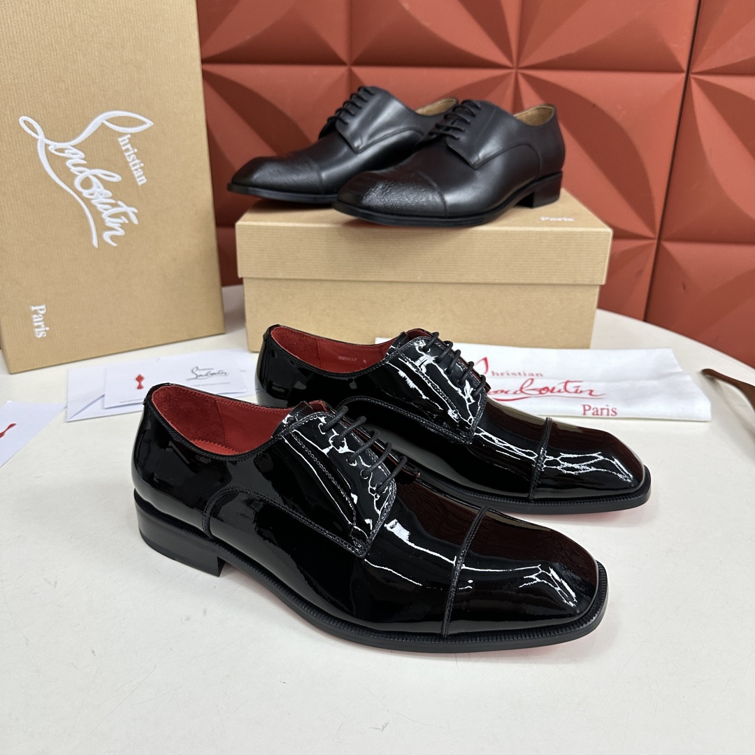 💋💍 CL 新品正装鞋皮鞋  Christia*  Loubouti*  红底鞋  最新推出此款牛津鞋 