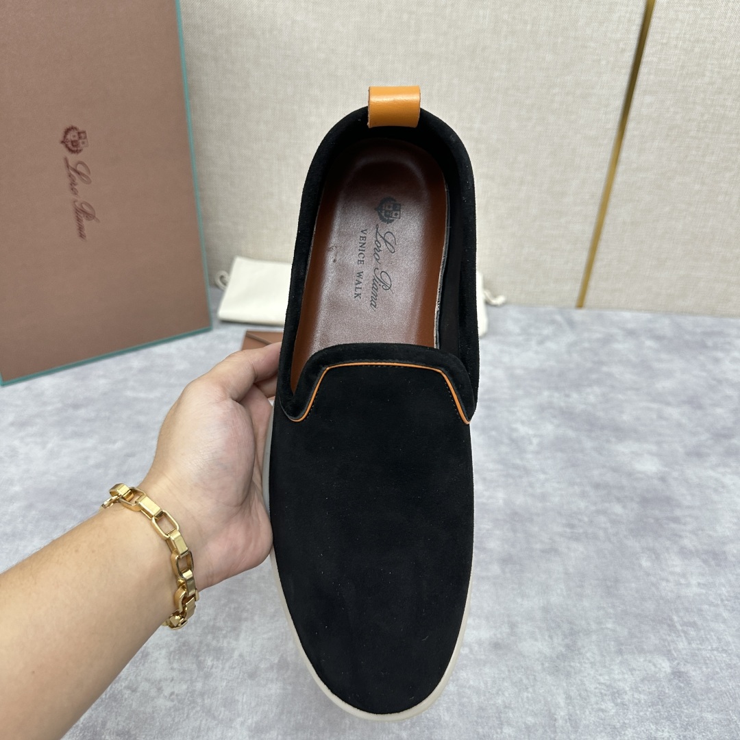 💋💍LP新品上架   Loro Pia*   诺悠-翩雅  贝克汉姆同款莫卡辛男鞋， 一脚蹬便鞋  橱窗