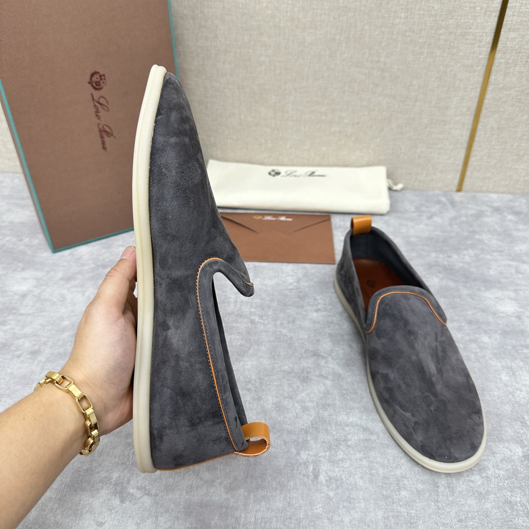💋💍LP新品上架   Loro Pia*   诺悠-翩雅  贝克汉姆同款莫卡辛男鞋， 一脚蹬便鞋  橱窗