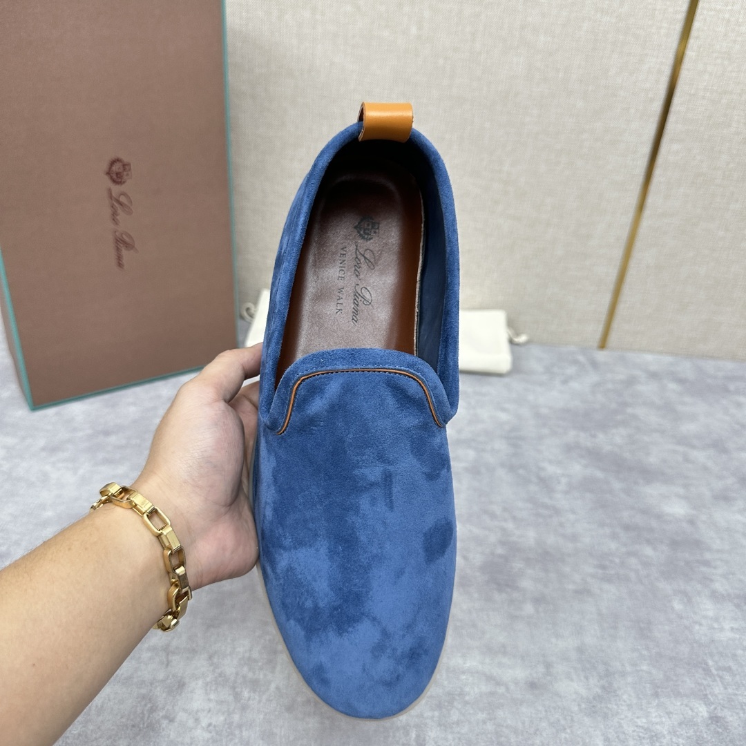 💋💍LP新品上架 Loro Pia* 诺悠-翩雅 贝克汉姆同款莫卡辛男鞋, 一脚蹬便鞋 橱窗
