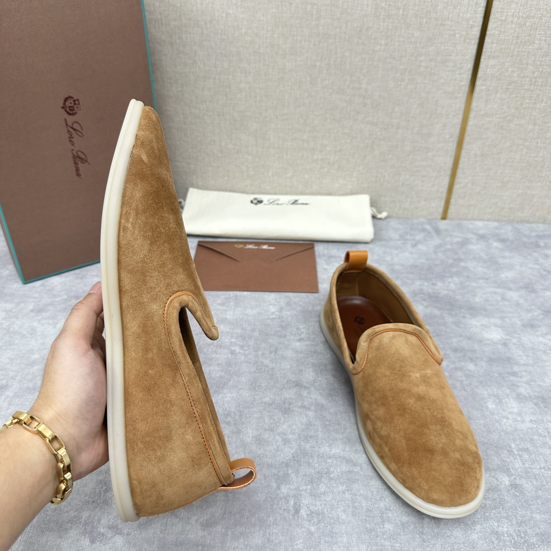💋💍LP新品上架   Loro Pia*   诺悠-翩雅  贝克汉姆同款莫卡辛男鞋， 一脚蹬便鞋  橱窗