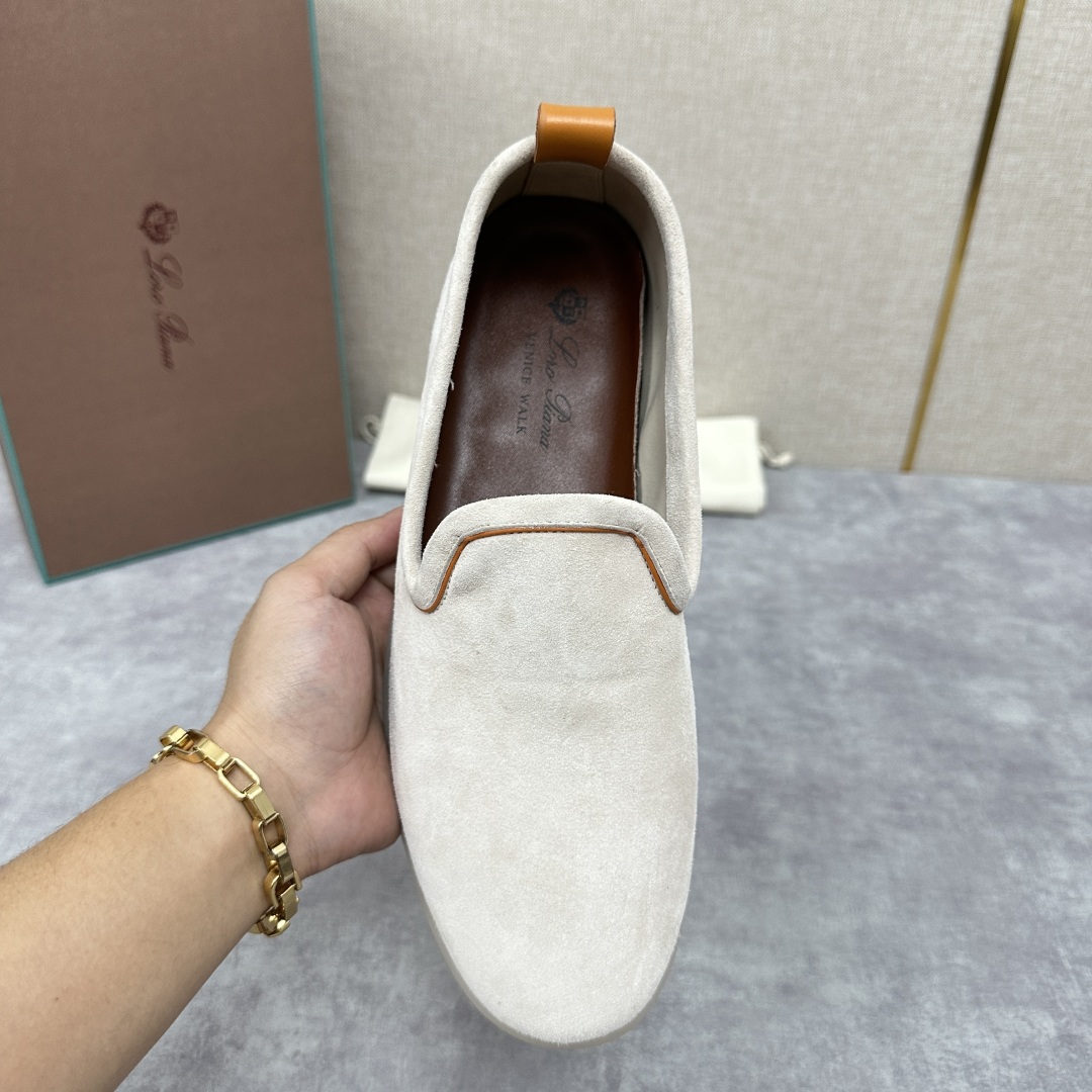 💋💍LP新品上架   Loro Pia*   诺悠-翩雅  贝克汉姆同款莫卡辛男鞋， 一脚蹬便鞋  橱窗