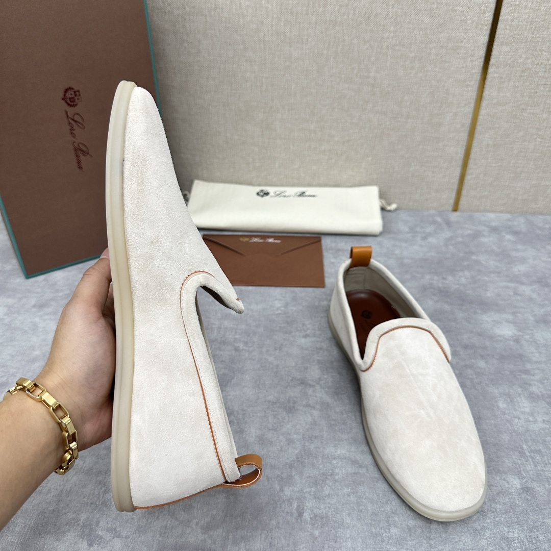 💋💍LP新品上架   Loro Pia*   诺悠-翩雅  贝克汉姆同款莫卡辛男鞋， 一脚蹬便鞋  橱窗