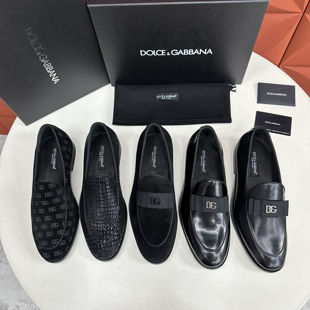 💋💍D&G   杜嘉-班纳 Dolce&Gabban* 莫卡辛便鞋 男士乐福鞋皮鞋  以全新版本创意呈现