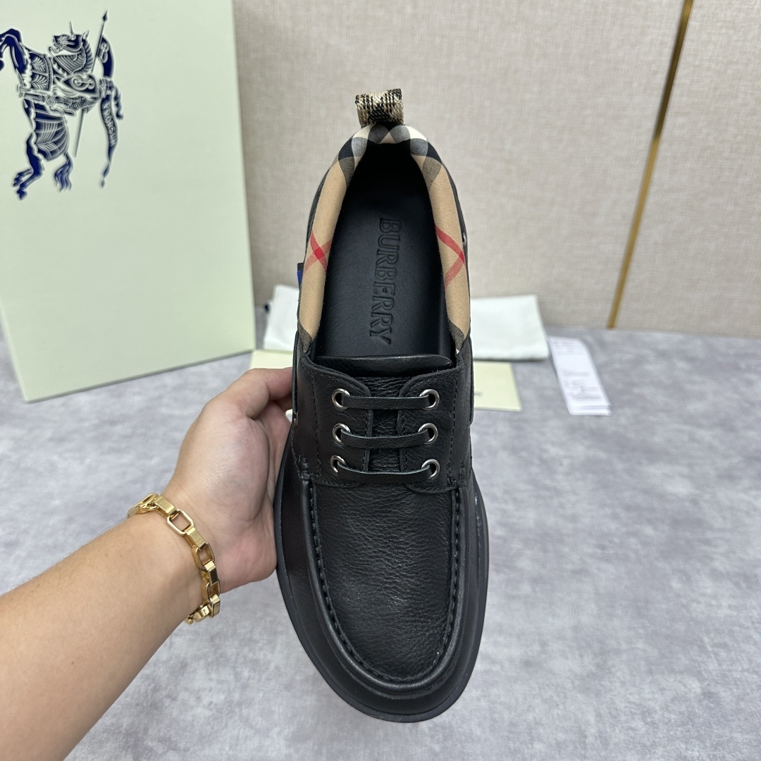 💋💍B家新品 Burber*y 巴宝-莉 男士休闲便鞋 绅士之履,经典与质感的完美融合👞