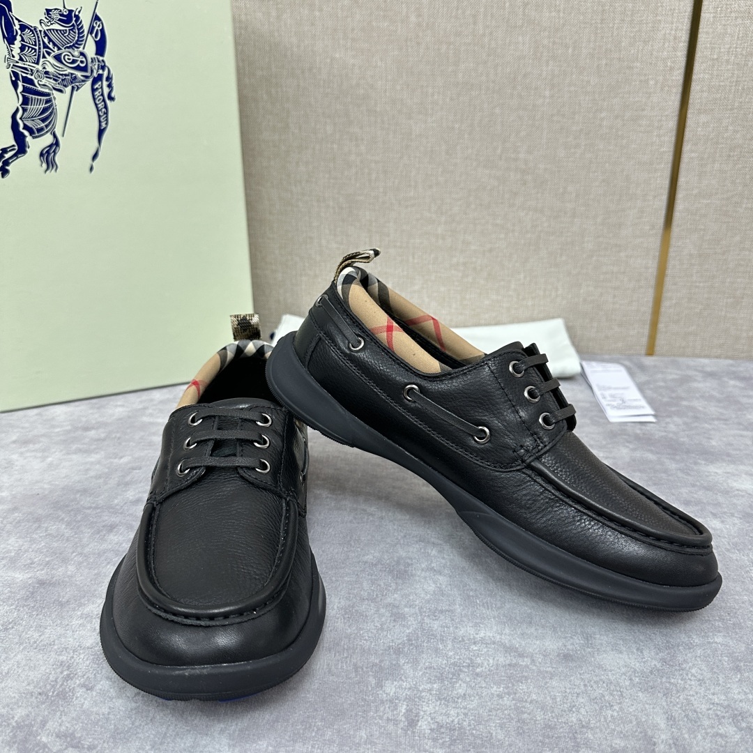 💋💍B家新品 Burber*y 巴宝-莉 男士休闲便鞋 绅士之履,经典与质感的完美融合👞