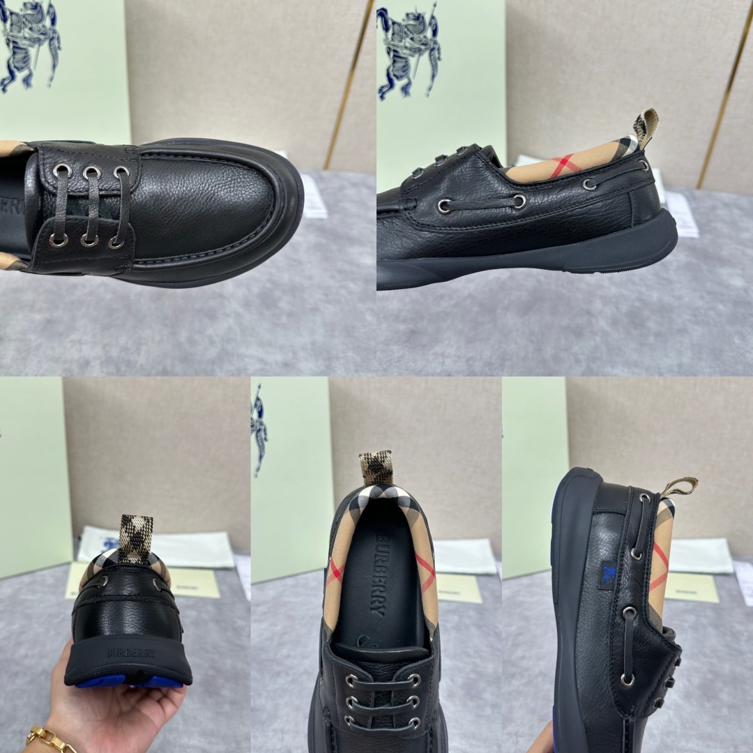 💋💍B家新品 Burber*y 巴宝-莉 男士休闲便鞋 绅士之履,经典与质感的完美融合👞