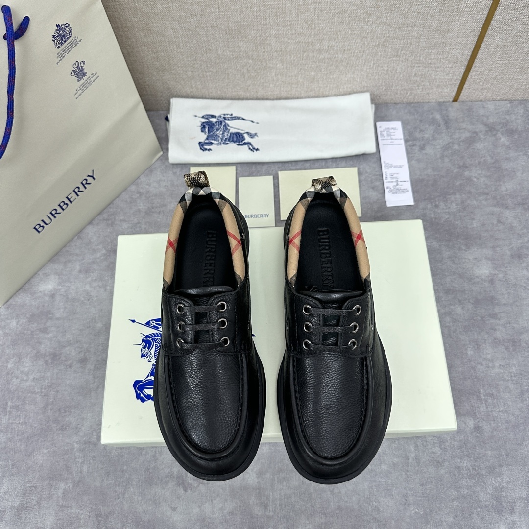 💋💍B家新品 Burber*y 巴宝-莉 男士休闲便鞋 绅士之履,经典与质感的完美融合👞