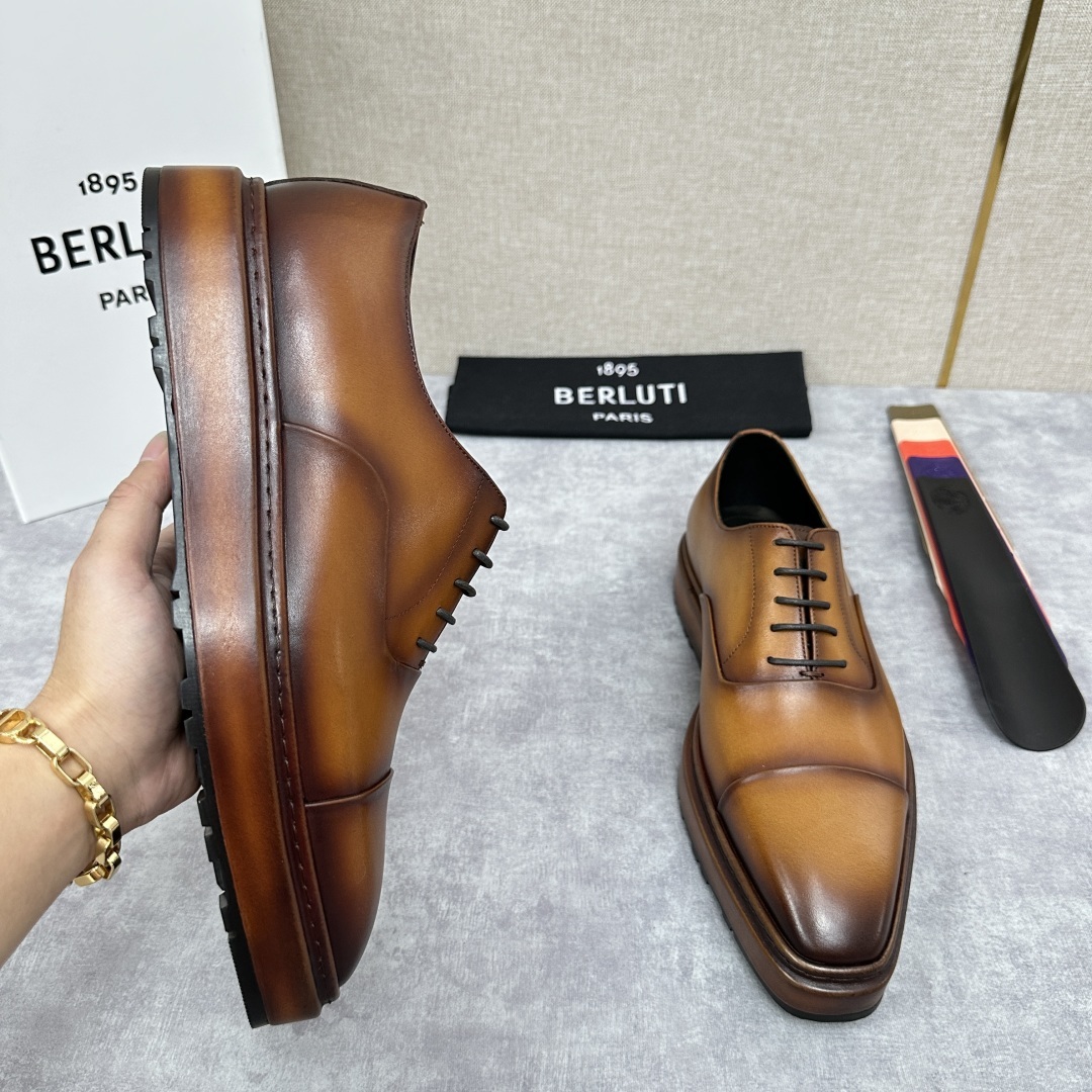 💋💍BERLUT* 布鲁提 ALTO 牛津鞋 男士正装👔皮鞋 官方 23,700