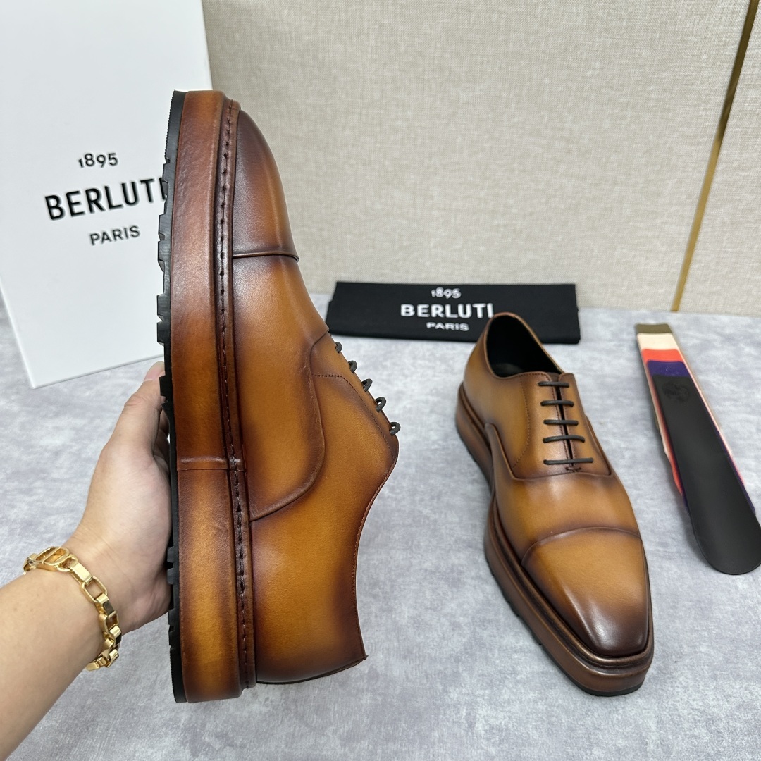 💋💍BERLUT* 布鲁提 ALTO 牛津鞋 男士正装👔皮鞋 官方 23,700