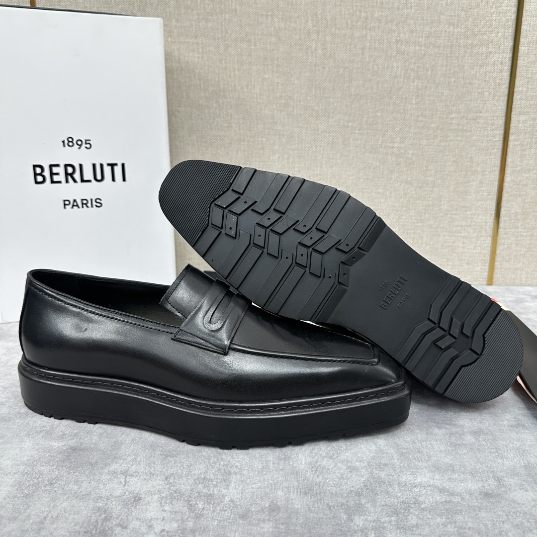 💋💍BERLUT* 布鲁提 ALTO 套脚牛津鞋 男士正装👔一脚蹬皮鞋 官方 19,500
