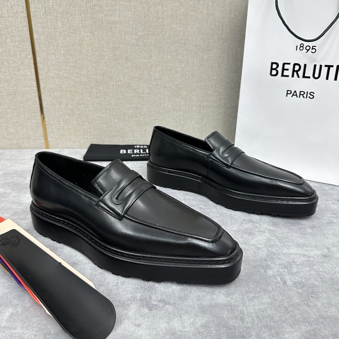 💋💍BERLUT* 布鲁提 ALTO 套脚牛津鞋 男士正装👔一脚蹬皮鞋 官方 19,500