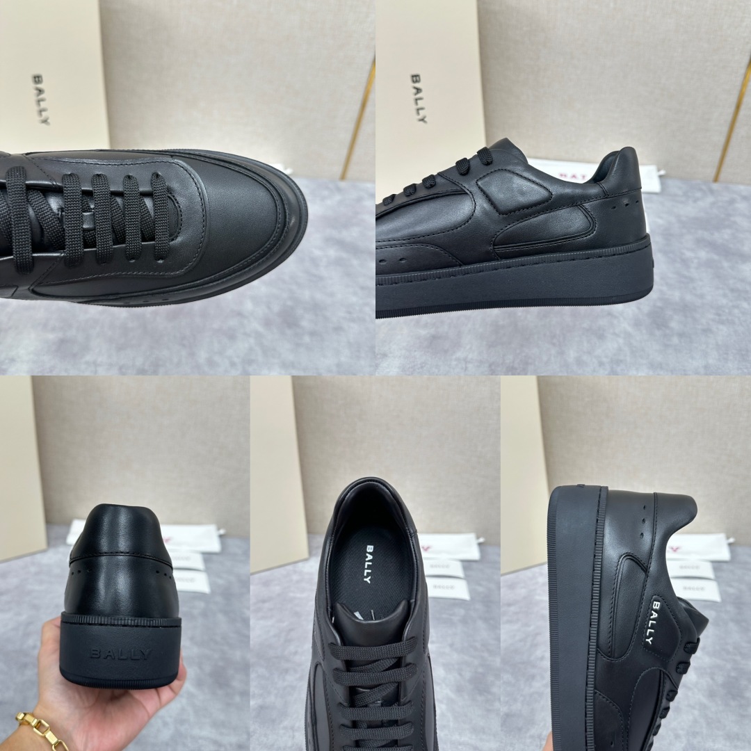 💋💍BL家新品  早于官网发布，BAL*Y/巴-利 男士皮革休闲运动鞋出货
，经典休闲运动鞋型，鞋面采用