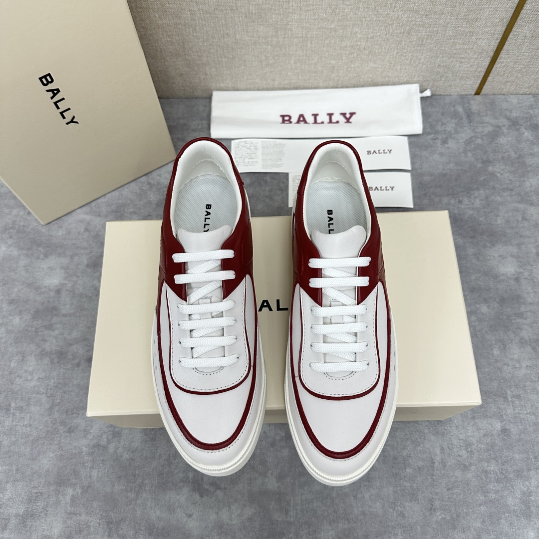 💋💍BL家新品  早于官网发布，BAL*Y/巴-利 男士皮革休闲运动鞋出货
，经典休闲运动鞋型，鞋面采用