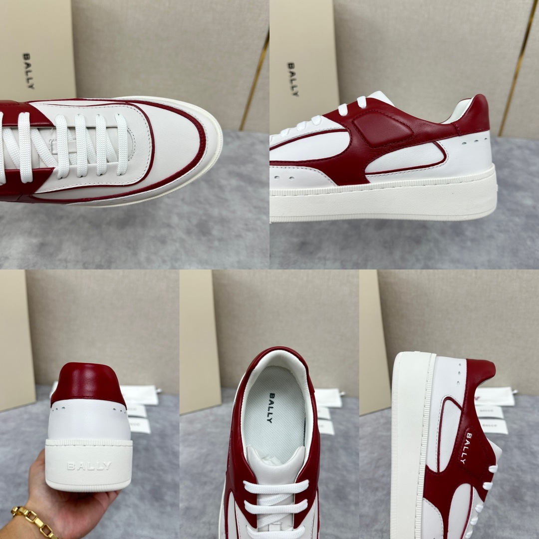 💋💍BL家新品  早于官网发布，BAL*Y/巴-利 男士皮革休闲运动鞋出货
，经典休闲运动鞋型，鞋面采用