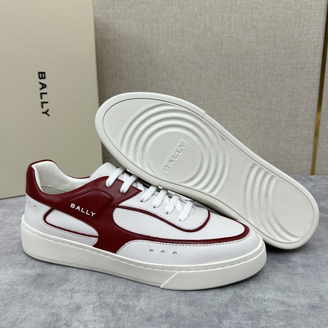 💋💍BL家新品  早于官网发布，BAL*Y/巴-利 男士皮革休闲运动鞋出货
，经典休闲运动鞋型，鞋面采用