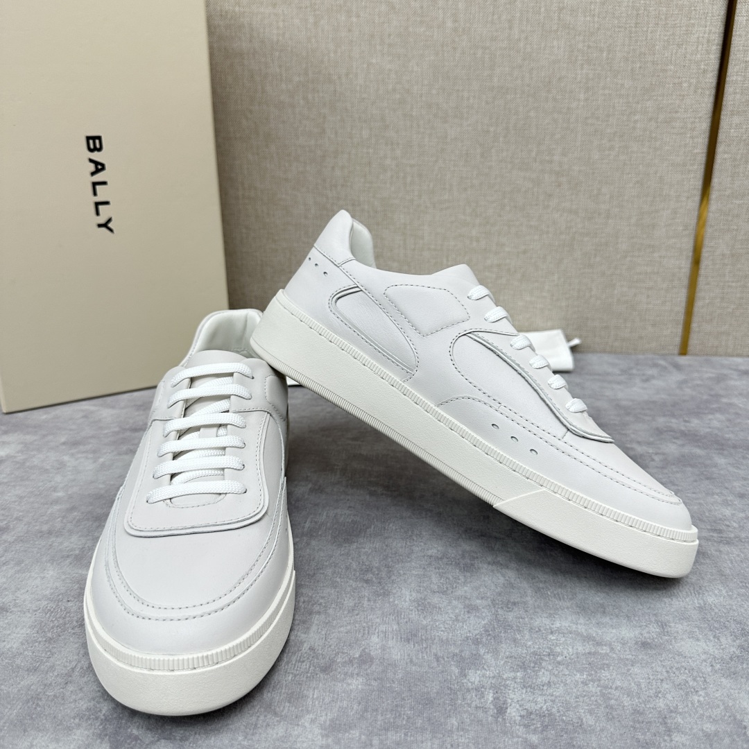 💋💍BL家新品  早于官网发布，BAL*Y/巴-利 男士皮革休闲运动鞋出货
，经典休闲运动鞋型，鞋面采用