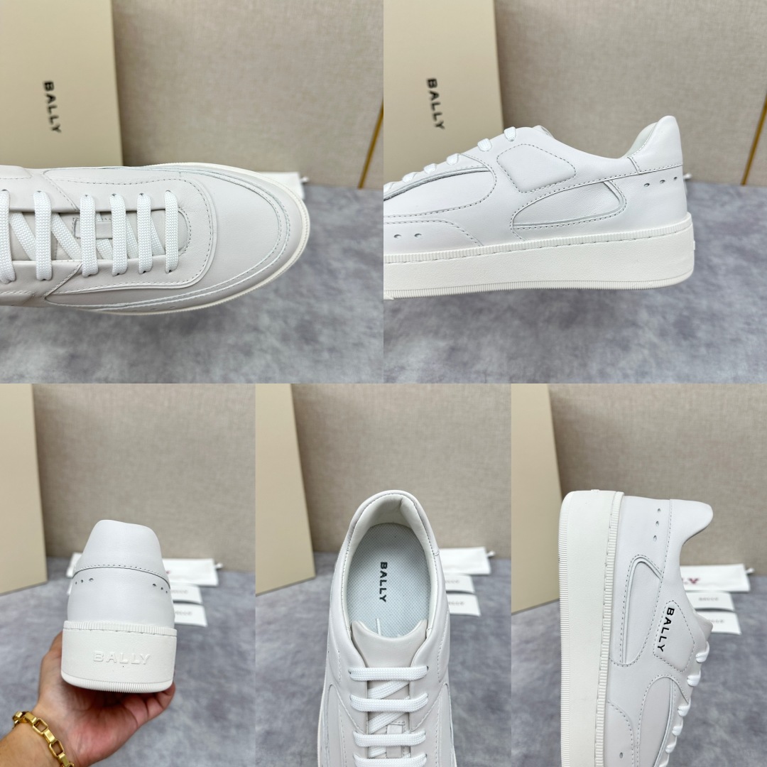 💋💍BL家新品  早于官网发布，BAL*Y/巴-利 男士皮革休闲运动鞋出货
，经典休闲运动鞋型，鞋面采用
