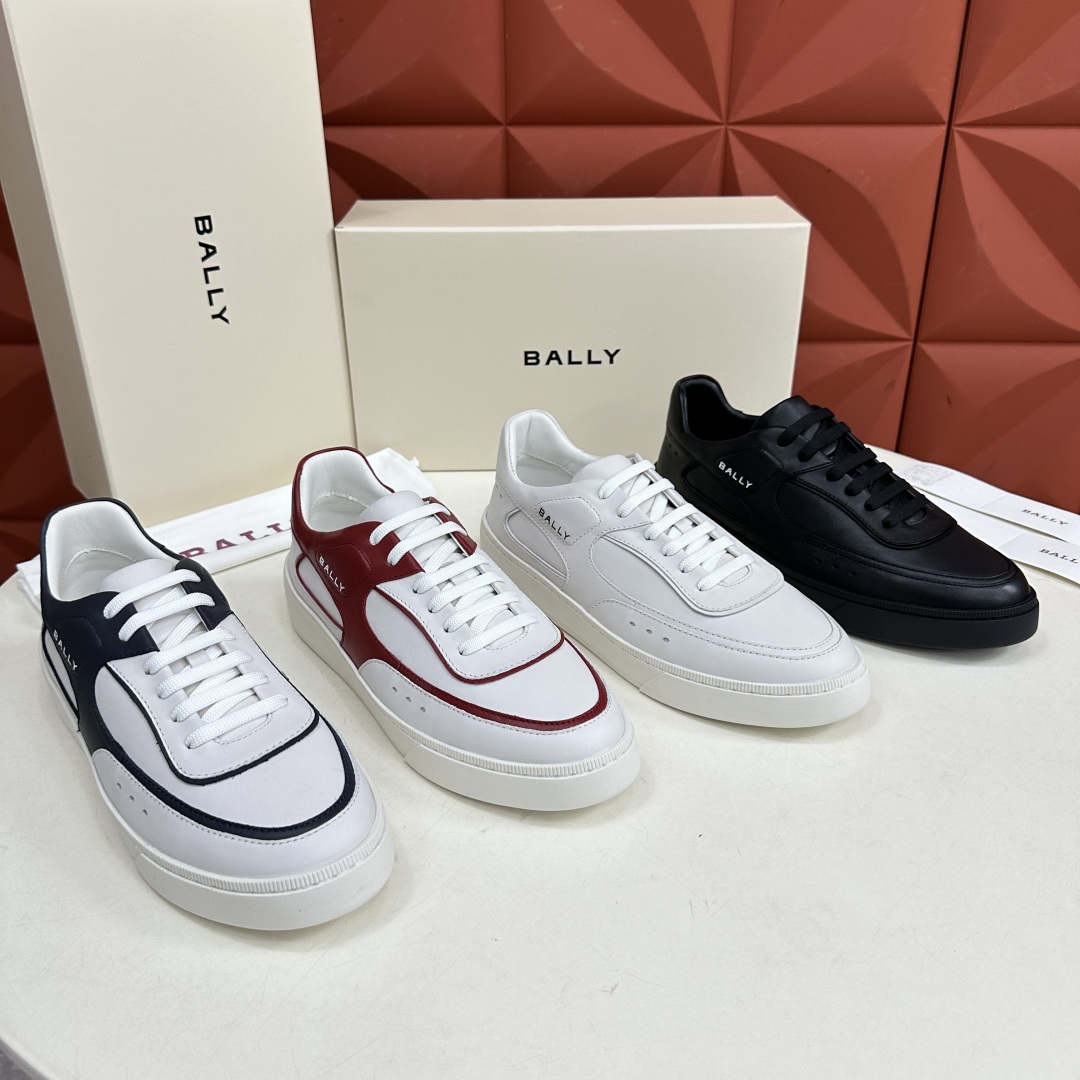 💋💍BL家新品  早于官网发布，BAL*Y/巴-利 男士皮革休闲运动鞋出货
，经典休闲运动鞋型，鞋面采用