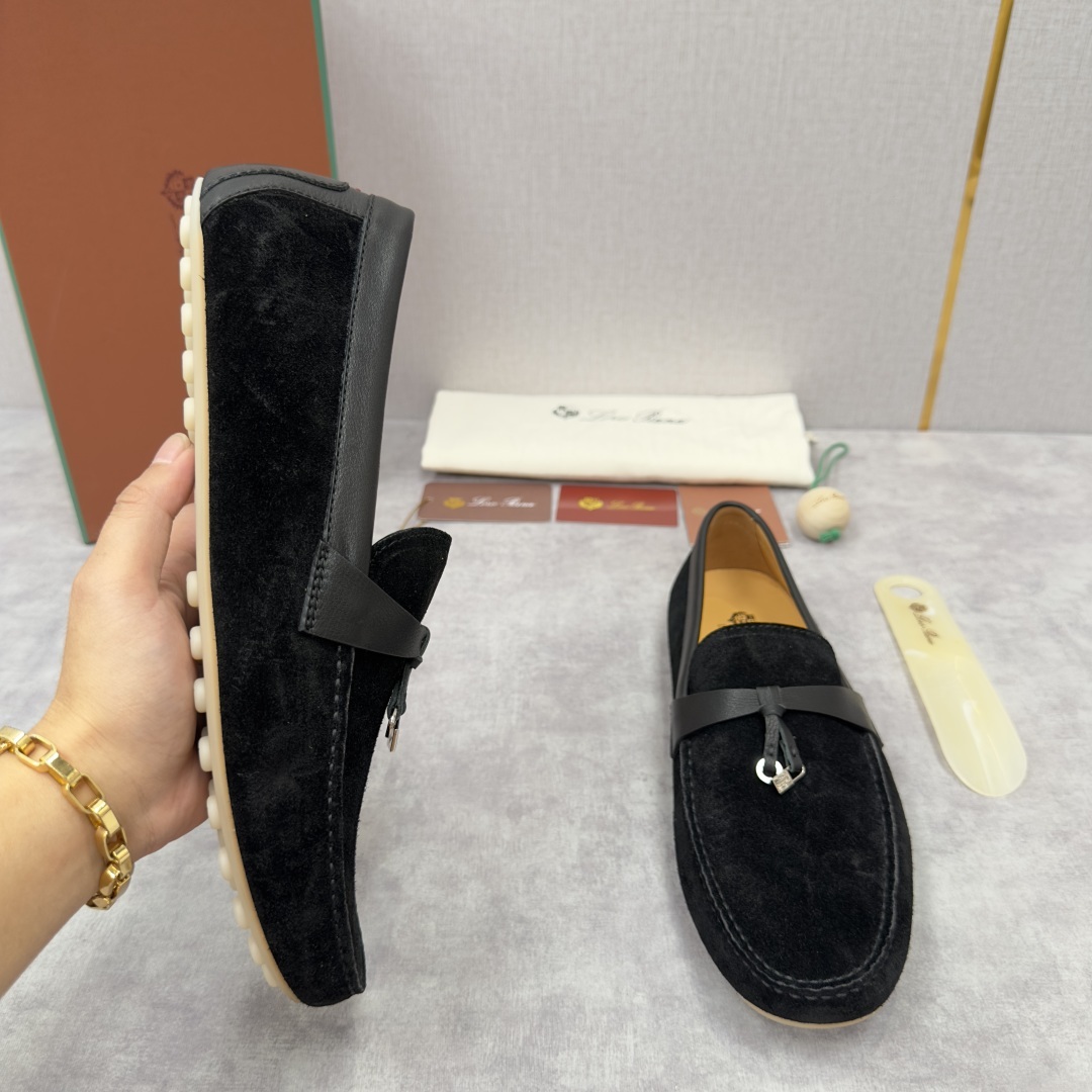 💋💍LP新品上架 Loro Pia* 诺悠-翩雅 Dot Sole Walk 男士莫卡辛男鞋