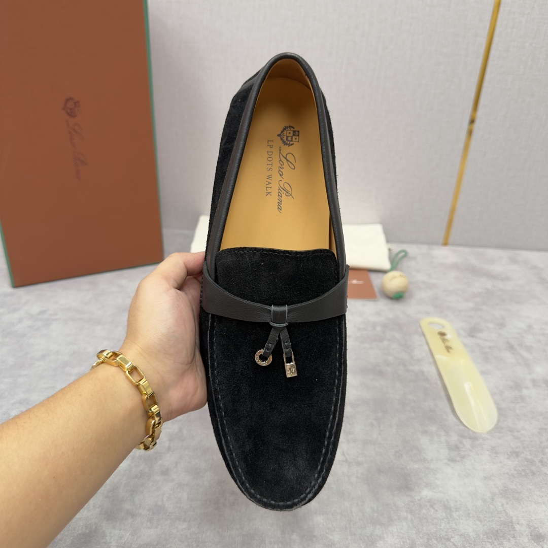 💋💍LP新品上架 Loro Pia* 诺悠-翩雅 Dot Sole Walk 男士莫卡辛男鞋