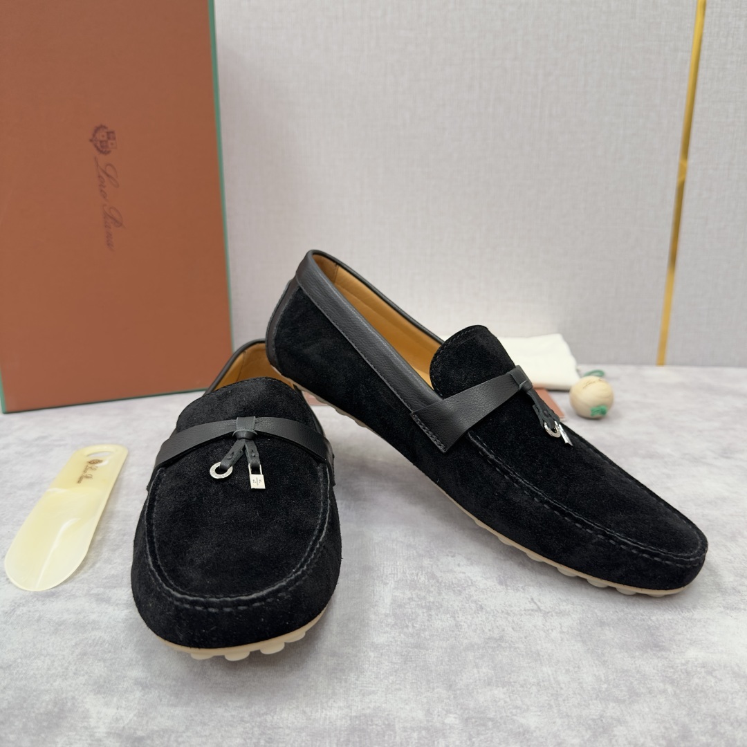 💋💍LP新品上架 Loro Pia* 诺悠-翩雅 Dot Sole Walk 男士莫卡辛男鞋