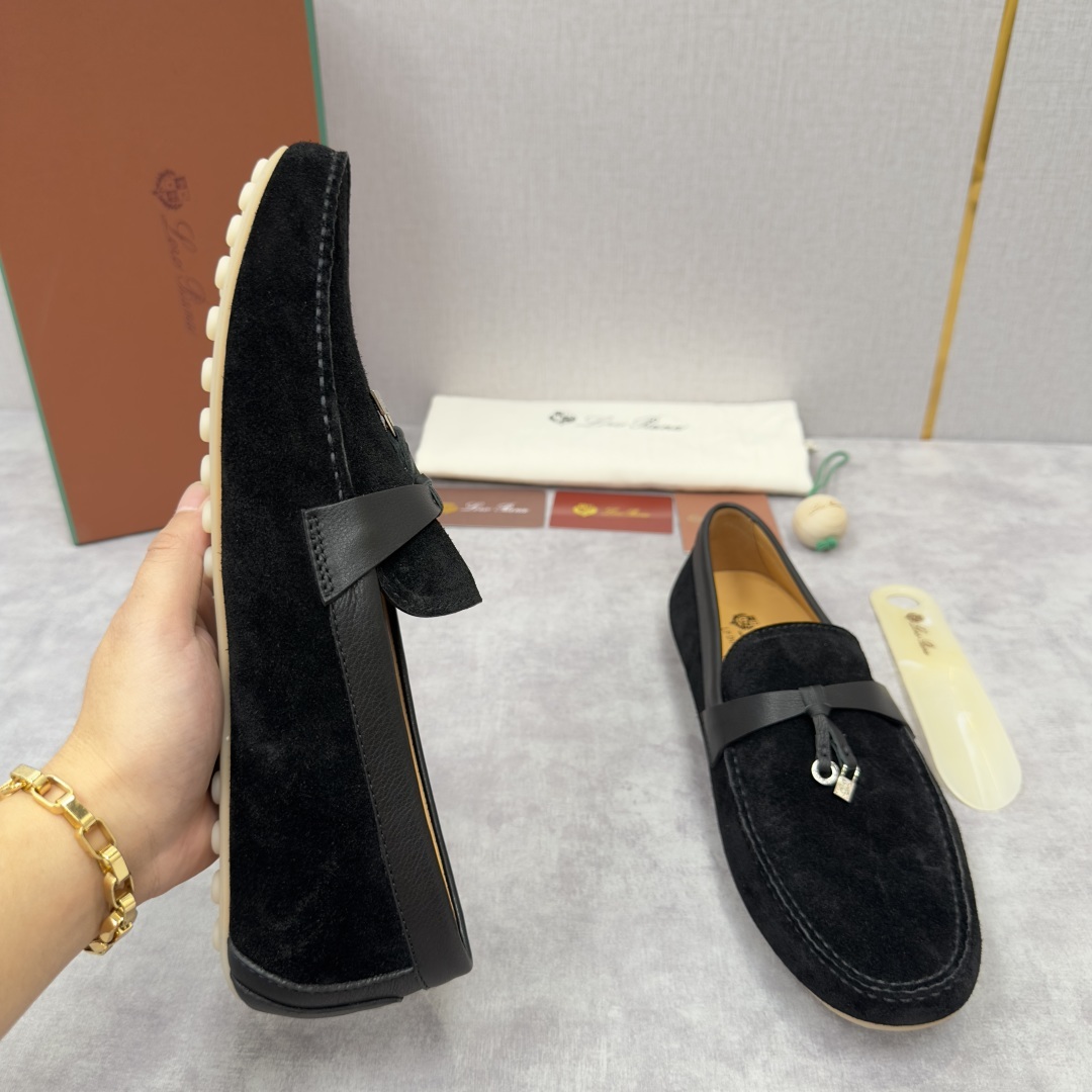 💋💍LP新品上架 Loro Pia* 诺悠-翩雅 Dot Sole Walk 男士莫卡辛男鞋