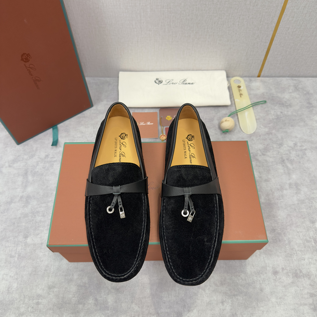 💋💍LP新品上架 Loro Pia* 诺悠-翩雅 Dot Sole Walk 男士莫卡辛男鞋