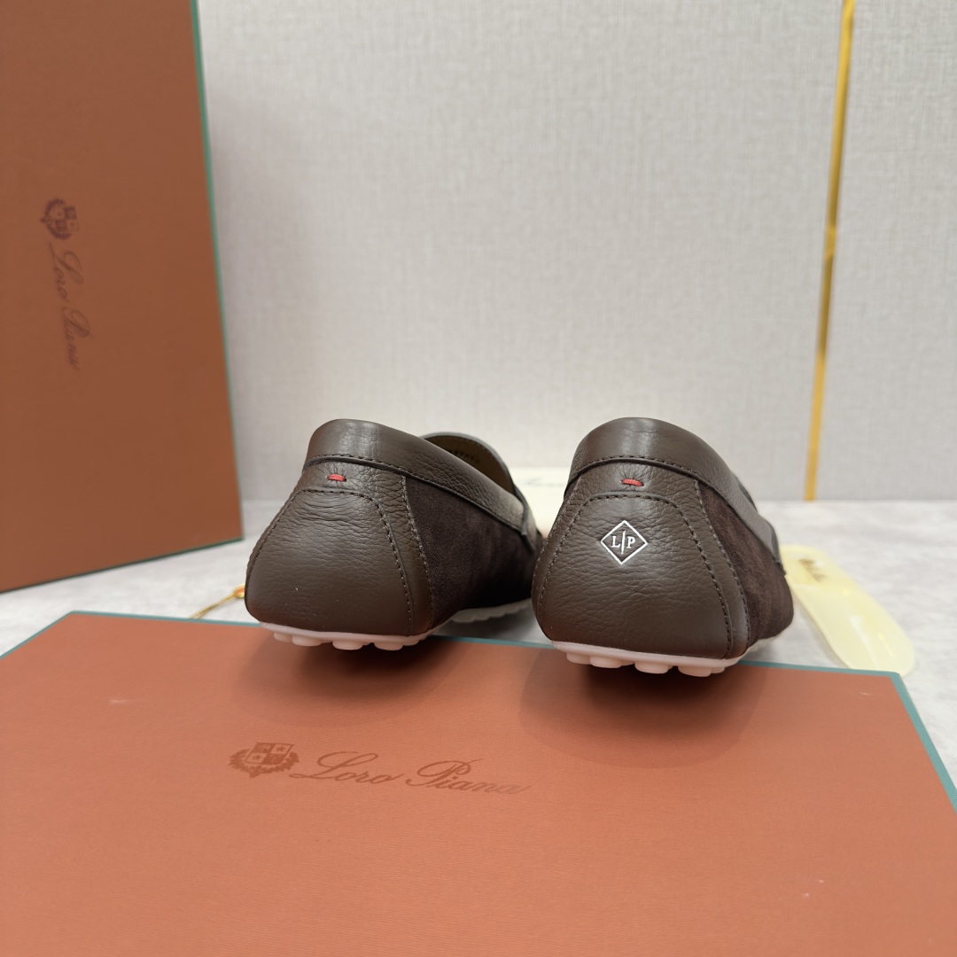 💋💍LP新品上架   Loro Pia*   诺悠-翩雅  Dot Sole Walk 男士莫卡辛男鞋 