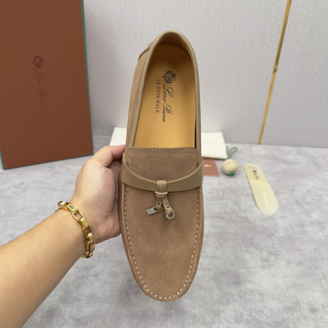 💋💍LP新品上架 Loro Pia* 诺悠-翩雅 Dot Sole Walk 男士莫卡辛男鞋