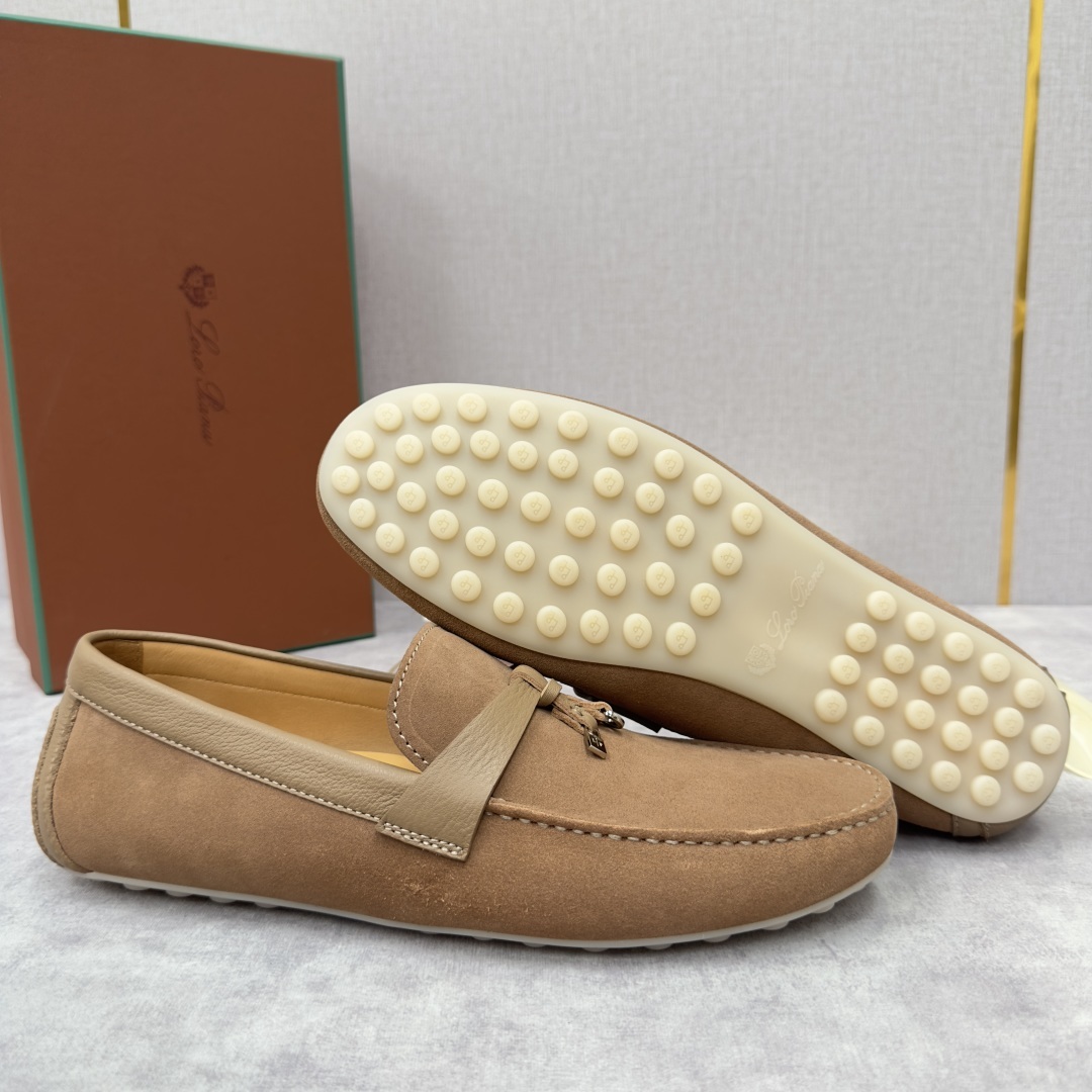 💋💍LP新品上架 Loro Pia* 诺悠-翩雅 Dot Sole Walk 男士莫卡辛男鞋