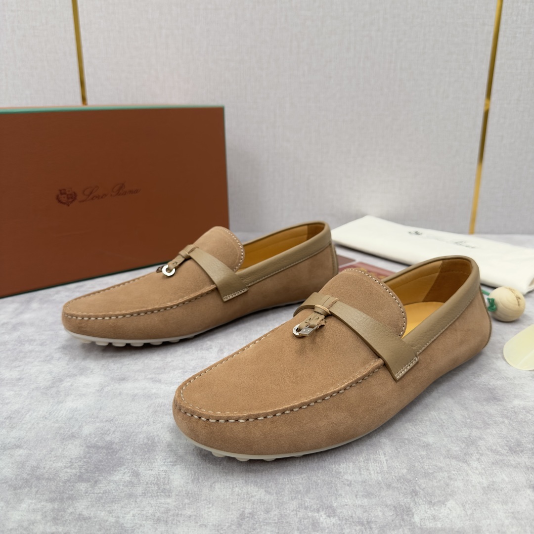 💋💍LP新品上架 Loro Pia* 诺悠-翩雅 Dot Sole Walk 男士莫卡辛男鞋