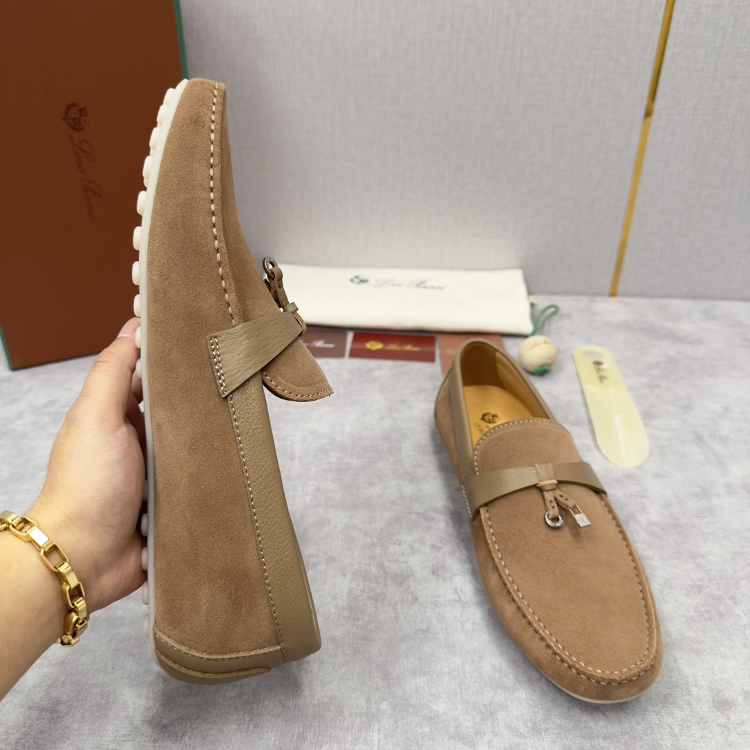 💋💍LP新品上架 Loro Pia* 诺悠-翩雅 Dot Sole Walk 男士莫卡辛男鞋