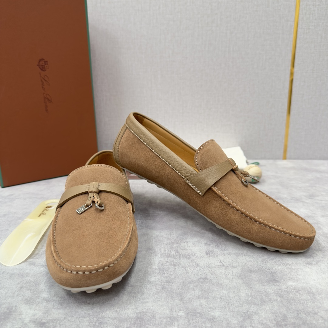 💋💍LP新品上架 Loro Pia* 诺悠-翩雅 Dot Sole Walk 男士莫卡辛男鞋