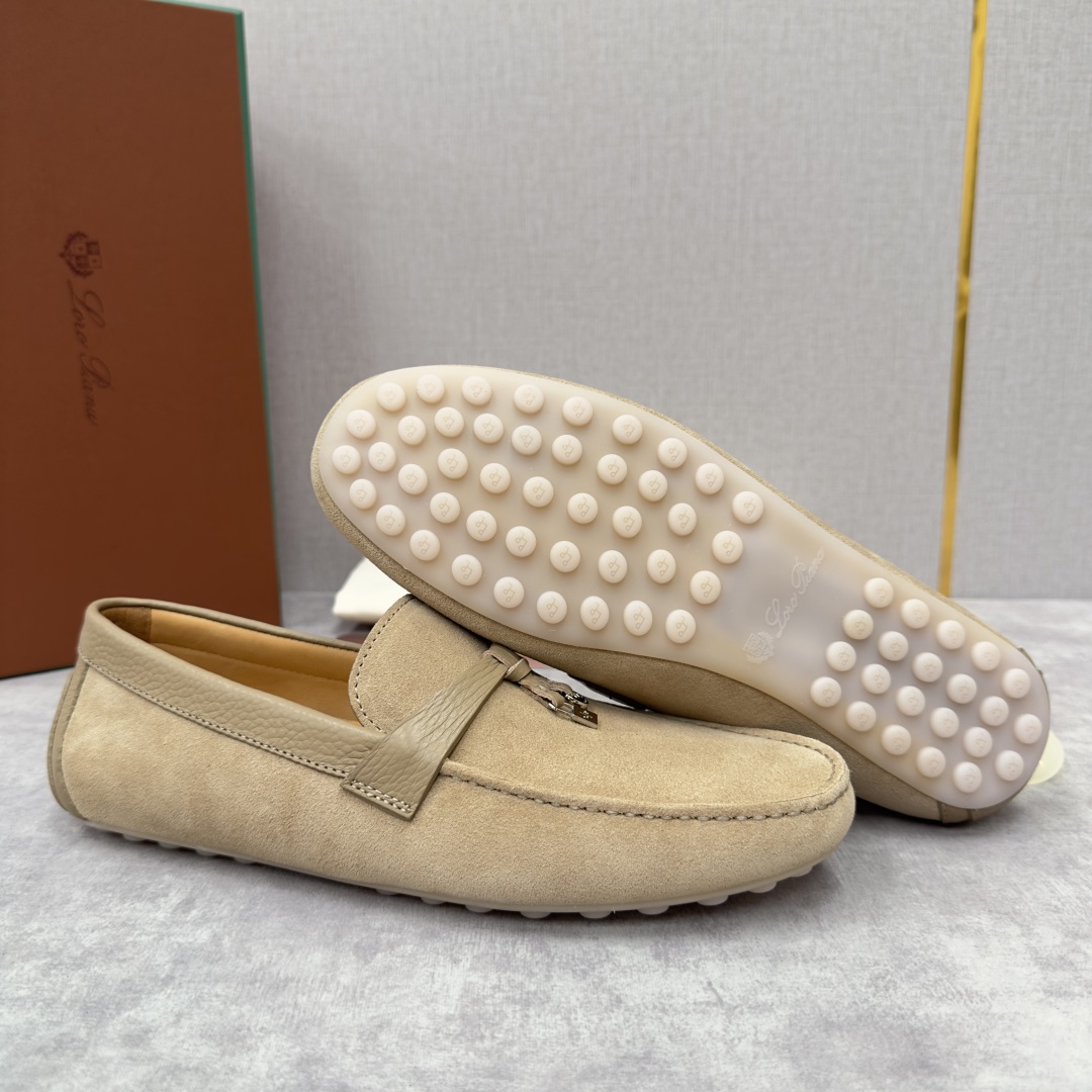 💋💍LP新品上架   Loro Pia*   诺悠-翩雅  Dot Sole Walk 男士莫卡辛男鞋 