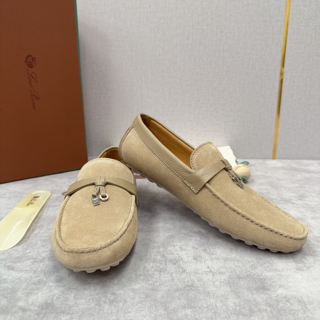 💋💍LP新品上架   Loro Pia*   诺悠-翩雅  Dot Sole Walk 男士莫卡辛男鞋 