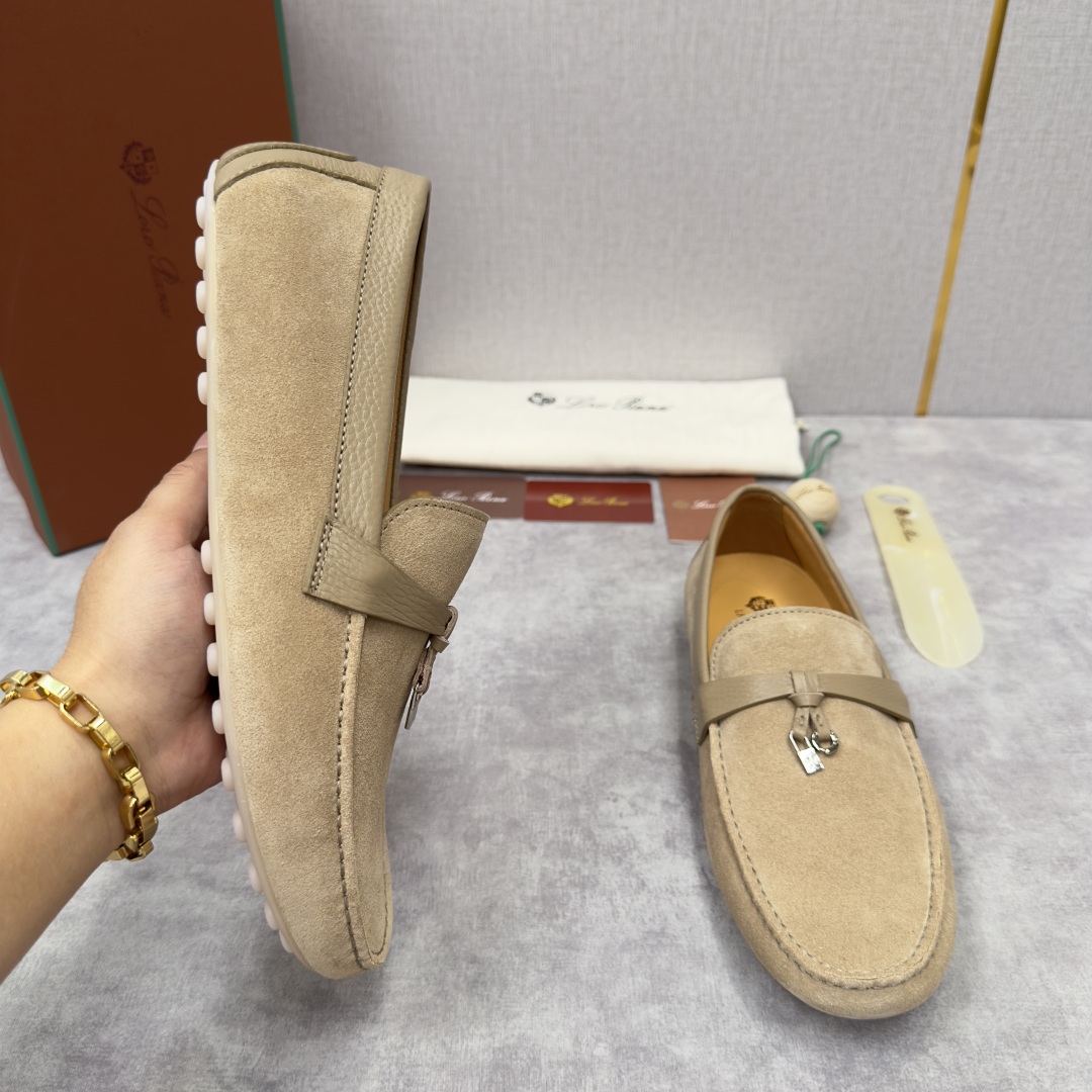 💋💍LP新品上架   Loro Pia*   诺悠-翩雅  Dot Sole Walk 男士莫卡辛男鞋 