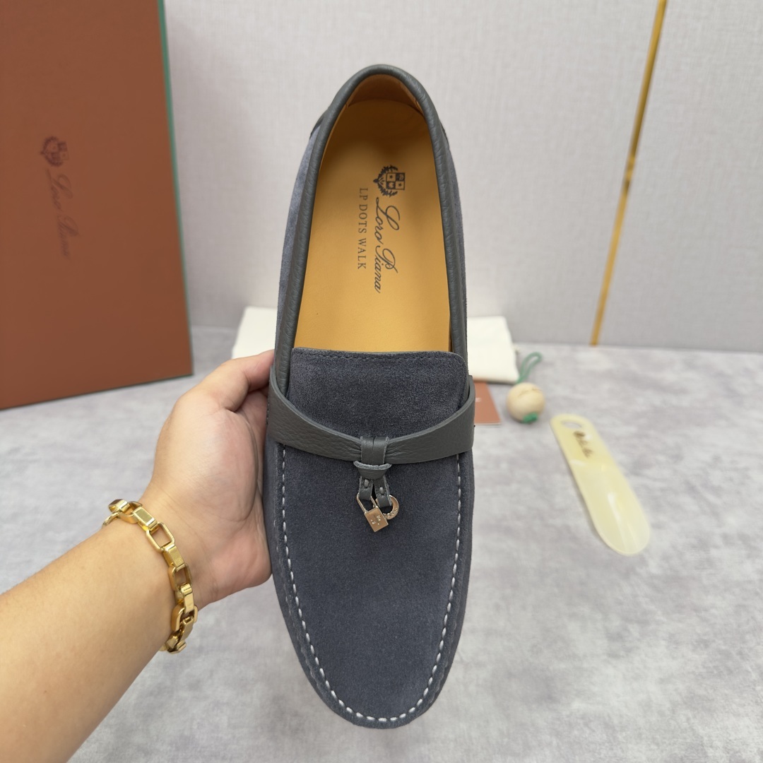 💋💍LP新品上架 Loro Pia* 诺悠-翩雅 Dot Sole Walk 男士莫卡辛男鞋