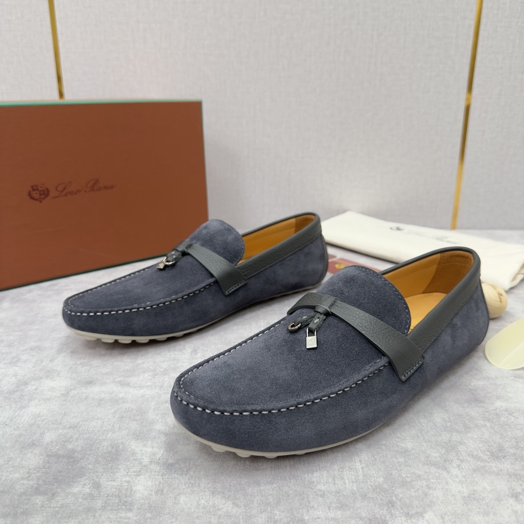 💋💍LP新品上架 Loro Pia* 诺悠-翩雅 Dot Sole Walk 男士莫卡辛男鞋