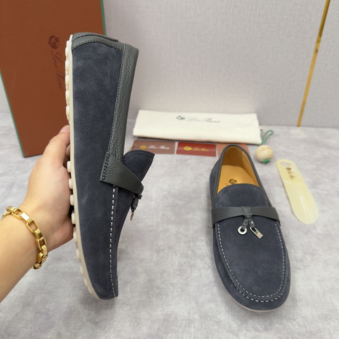 💋💍LP新品上架 Loro Pia* 诺悠-翩雅 Dot Sole Walk 男士莫卡辛男鞋