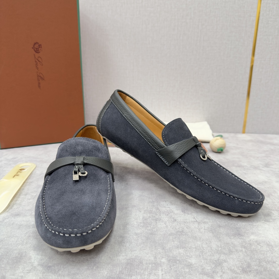💋💍LP新品上架 Loro Pia* 诺悠-翩雅 Dot Sole Walk 男士莫卡辛男鞋