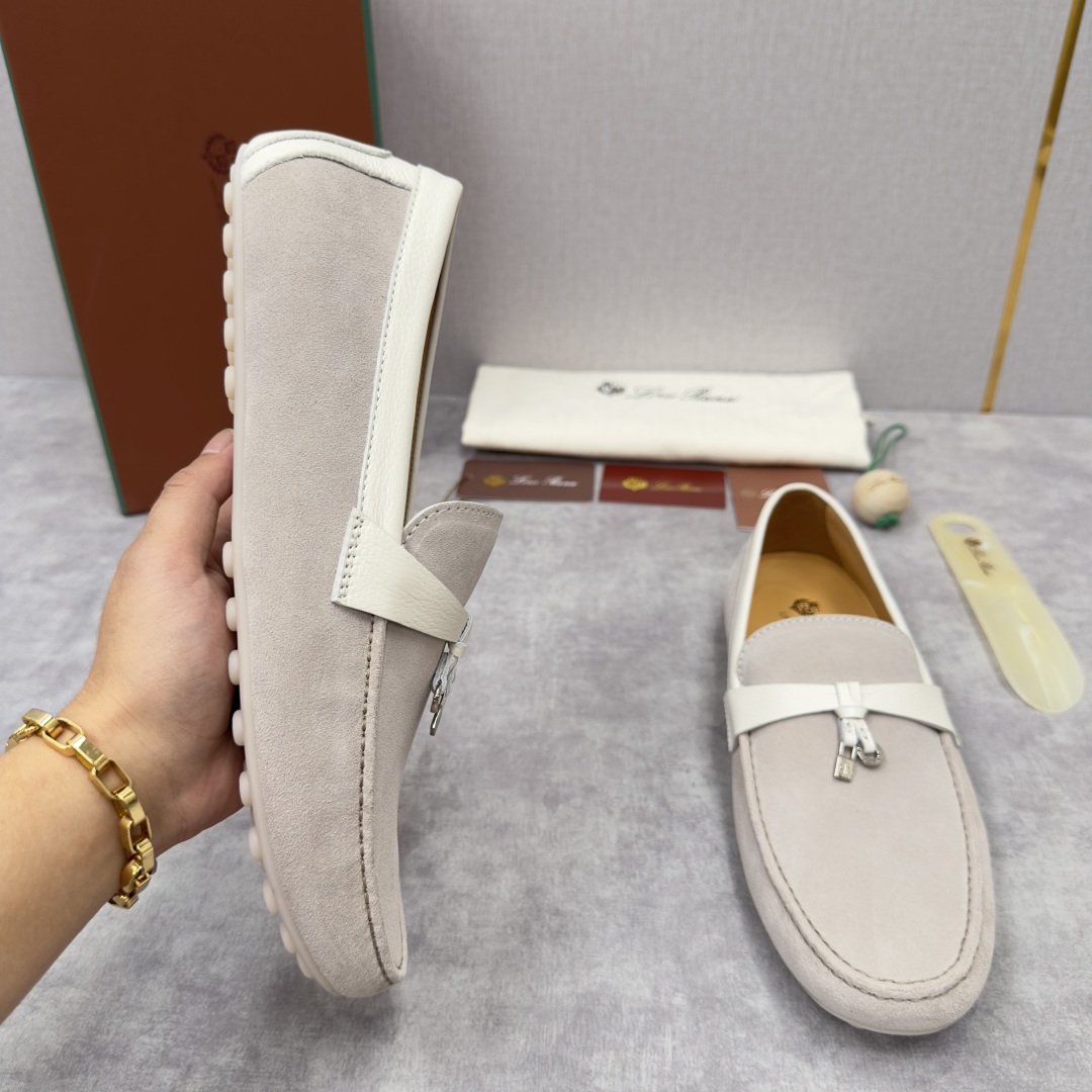 💋💍LP新品上架   Loro Pia*   诺悠-翩雅  Dot Sole Walk 男士莫卡辛男鞋 