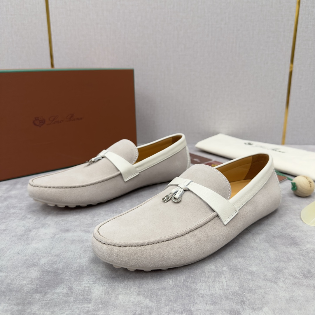 💋💍LP新品上架   Loro Pia*   诺悠-翩雅  Dot Sole Walk 男士莫卡辛男鞋 